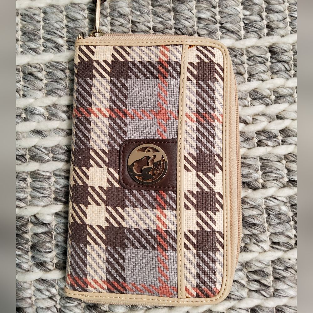 Spartina 449 Plaid Travel Wallet
